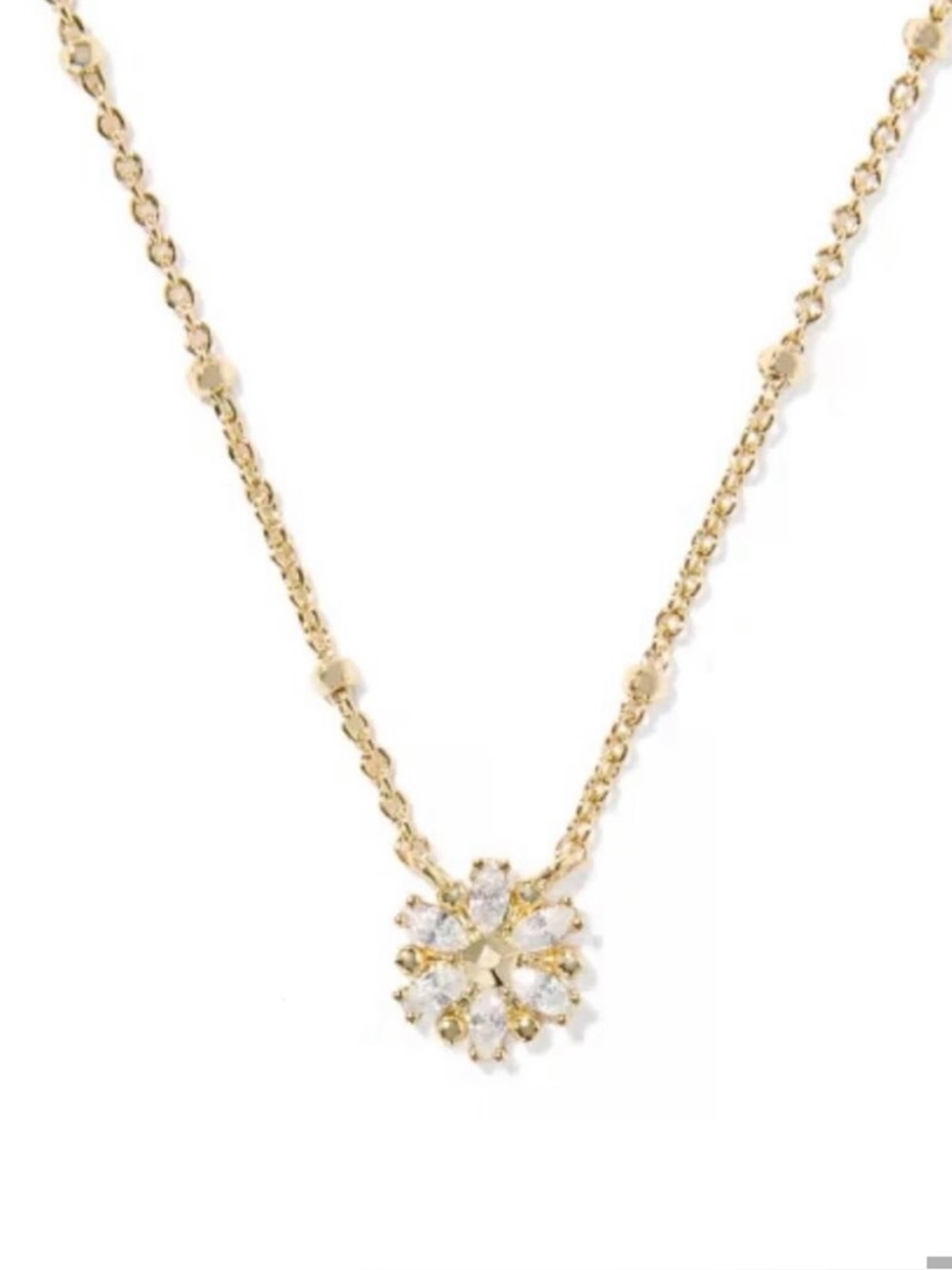 NWT Kendra Scott Mylah Gold Short Pendant Necklace.